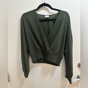 Wilfred reign blouse (Forrest green)